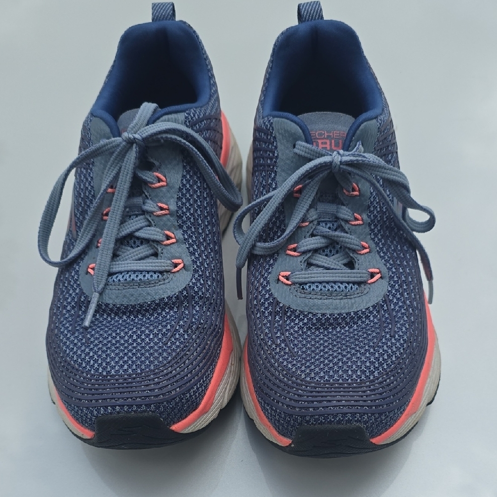 Skechers Blue and Pink Sneakers with Breathable Mesh